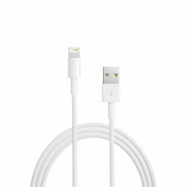 Câble USB Lightning Blanc pour iPhone 2m