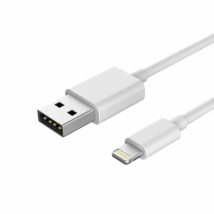Câble USB Lightning Blanc pour iPhone 2m