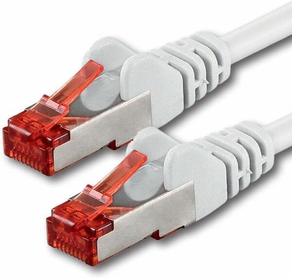 Câble RJ45 catégorie 6 S/FTP 2m universel (Blanc)