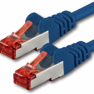 Câble RJ45 catégorie 6 S/FTP 2m imprimante (Bleu)