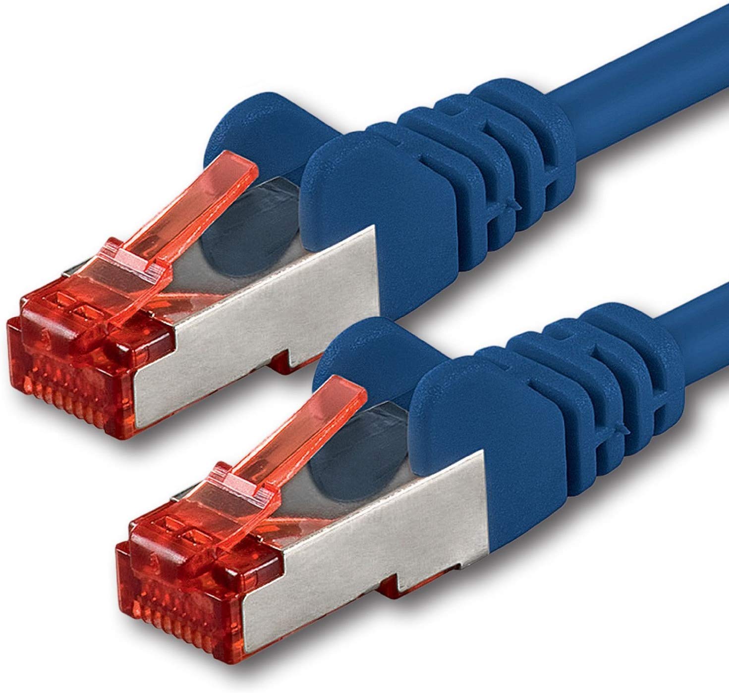 Câble RJ45 catégorie 6 S/FTP 2m imprimante (Bleu) - RÉPARATION ORDINATEUR À  NARBONNE