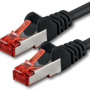 Câble RJ45 catégorie 6 S/FTP 2m Ordinateur (Noir)