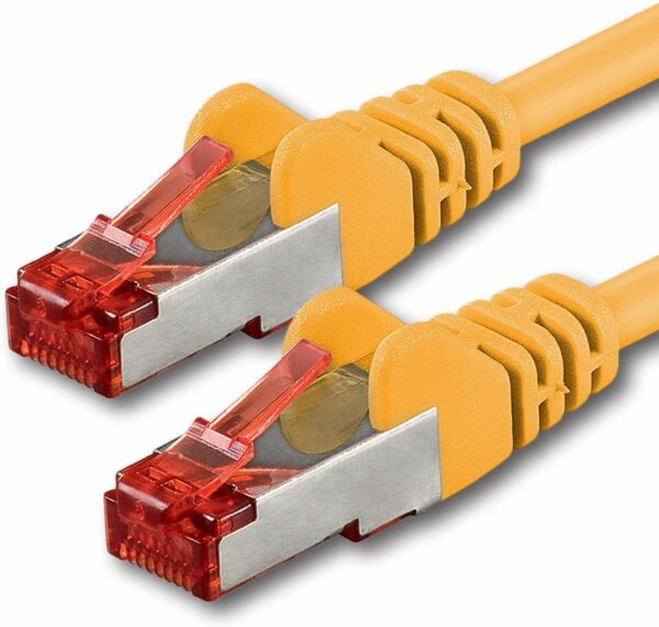 Câble RJ45 catégorie 6 S/FTP 2m VoIP (Jaune)