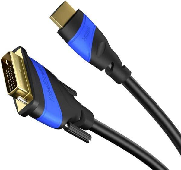 Câble DVI-D Single Link mâle / HDMI mâle (3 mètres) plaqué or
