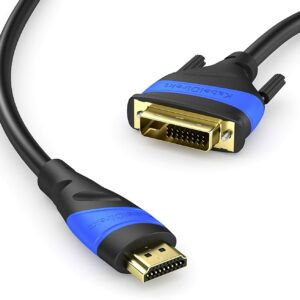 Câble DVI-D Single Link mâle / HDMI mâle (3 mètres) plaqué or