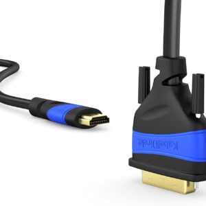 Câble DVI-D Single Link mâle / HDMI mâle (3 mètres) plaqué or