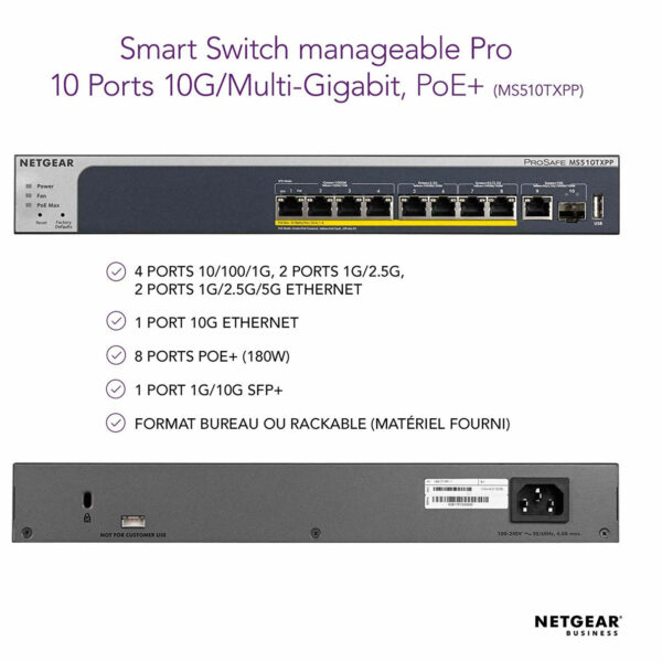 Netgear Smart Switch MS510TXPP